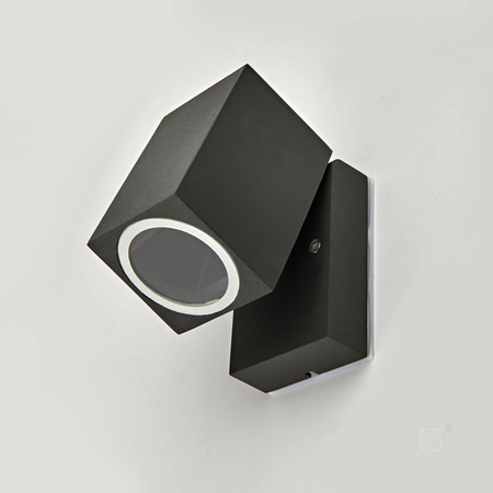 LED-Gartenlampe QUAZAR 15 GU10 IP44 KOBI ALUMINIUM SCHWARZ