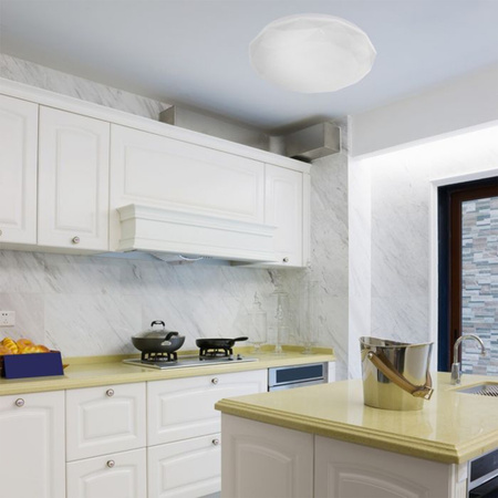 Aufbau LED Deckenleuchten MIAMI 12W 4000K IP44 Weiß rund DIAMOND