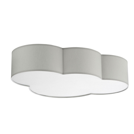 Deckenleuchte Deckenaufbauleuchten CLOUD GREY Wolke Grau 15W 4xE27 3145 TK Lighting