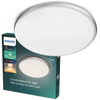 Plafond LED-Deckenanbauleuchte TWIRLY 17W 2700K 35cm Grau Rund PHILIPS