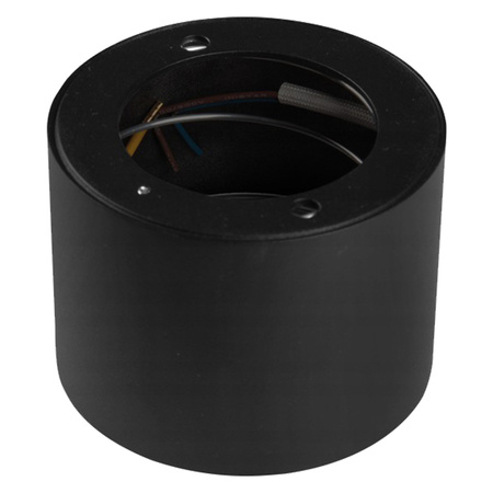 Aufputz LED SINO Halogen Deckenleuchte GX53 Rundrohr Schwarz