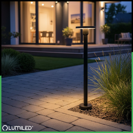 CCT LED 12W 3000-6500K IP65 CORTUS LUMILED Gartenpfostenlampe