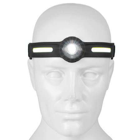 Wiederaufladbare Stirnlampe COB + XPG 550lm USB-C 6 Modi VA0154 Vayox