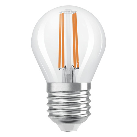 LED-Lampe P45 Ball E27 3.8W = 60W 806lm 2700K Warm 320° 213lm/W CLASSIC ENERGY EFFICIENCY Osram