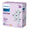 Set mit 3x LED-Halogenlampen GU10 PAR16 4,6W = 50W 390lm 4000K Neutral 36° PHILIPS