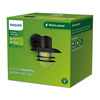 Gartenleuchte LED-Wandleuchte INYMA E27 IP44 Laterne Schwarz PHILIPS