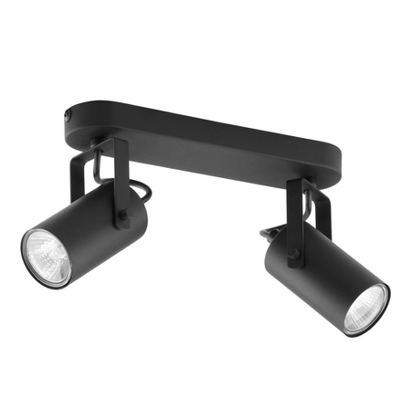 REDO BLACK Spot Reflektor Deckenleuchte Schwarz Modern 2xGU10 6503 TK Lighting