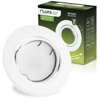 Einbaustrahler GU10, MR16 Einbauspot HALOGEN Runde beweglich Weiß Blech AURELI LUMILED