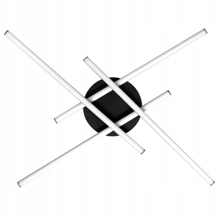 Geometrische Deckenleuchte PLAFON LED-Kronleuchter MODENA GRANDO 34W 4000K schwarz