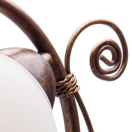 RETRO E27 Weiß Holz Klassisch Tischlampe LN-1.51 Lamkur