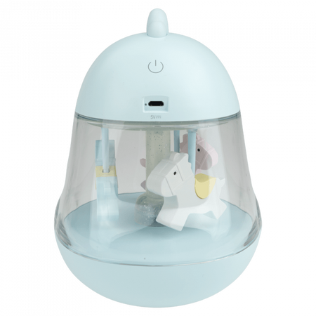 Kinder-LED-Nachtlicht 5W 3000K Warm + Multicolour RGB Wiederaufladbar 1200mAh Blau MARY'S LIGHT