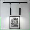 Hängelampe 29cm Reflektor GU10 LED SOPLO Schwarz LUMILED