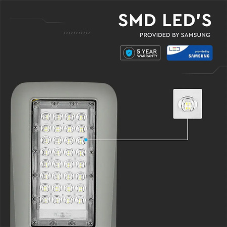 Straßenlaterne LED 50W 5700K SAMSUNG CHIP VT-53ST V-TAC