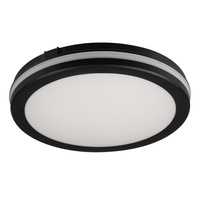 Plafond LED-Deckenleuchte BENO ECO 40W CCT IP65 Schwarz Rund KANLUX