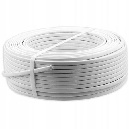 Kabel YDYp 450/750V 2x4mm Weiß 1m ELEKTROKABEL