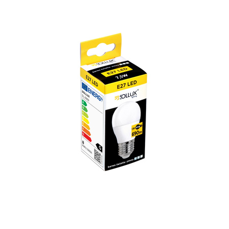 LED-Lampe E27 Ball 8W 690lm 4000K Neutral Sollux
