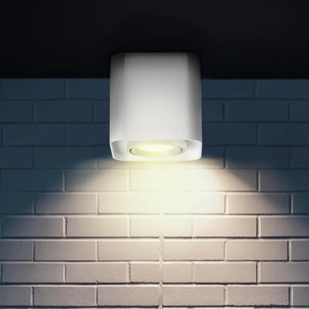 Spot GU10 weiß XENO Sanico Goldlux Anbauleuchte