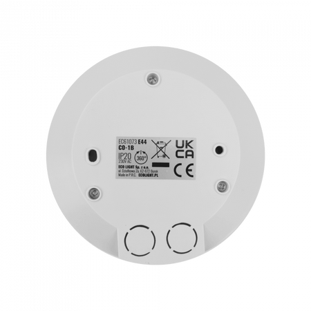 Bewegungs- und Dämmerungssensor PIR Aufbaumontage Deckenmontage Weiß 3m 360° CO Ecolight