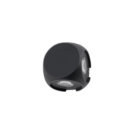 Gartenlampe Wandleuchte PATRAS LED 9115 IP54 4x1W 3000K Schwarz Nowodvorski