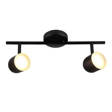 Decken-/Wandleuchte verstellbar 8,4W LED RAWI 2 schwarz 3000K GOLDLUX (Polux)