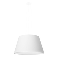 CONO LED Pendelleuchte 3xE27 Kronleuchter 45cm Weiß SOLLUX