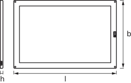 LED-Unterschrank-Möbelleuchte 7,5W 450lm 3000K warm mit Bewegungssensor dimmbar 30 x 20cm Schrank-LED-Panel LEDVANCE