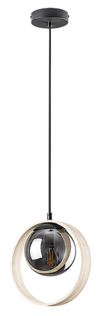 E14 Braun Modern Peyton Rabalux Pendelleuchte für die Decke