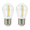 2x S14 FIILAMENT Glühbirne für Partygirlande 36V GOLDLUX (Polux)