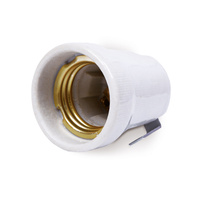 Porzellan-Keramik-Blech Sanierung E27 Weiß Kobi