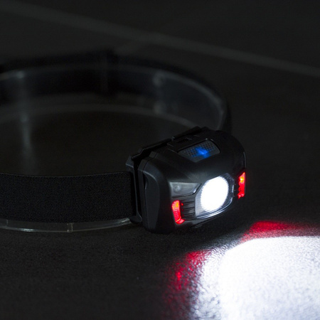 Wiederaufladbare LED-Stirnlampe mit Bewegungssensor XM-L Q5 3W VA0020 VAYOX