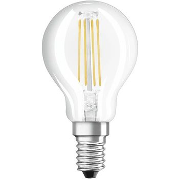 LED-Lampe E14 P45 4.8W = 40W 470lm 4000K Neutral 320° Glühfaden Dimmbar OSRAM SUPER STAR