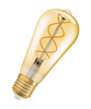 Dekorative LED-Lampe ST64 Edison E27 4W = 28W 300lm 2000K Warm 300° Dimmbar Vintage 1906 Osram