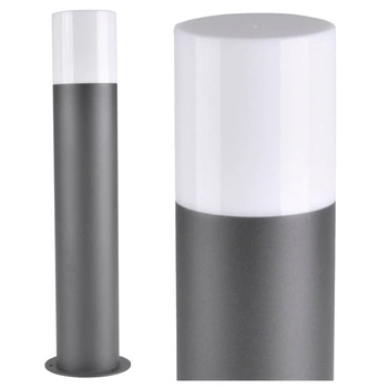 Gartenlampe LED Post E27 TUBA NISKA Graphit 44cm DALLAS GOLDLUX (Polux)