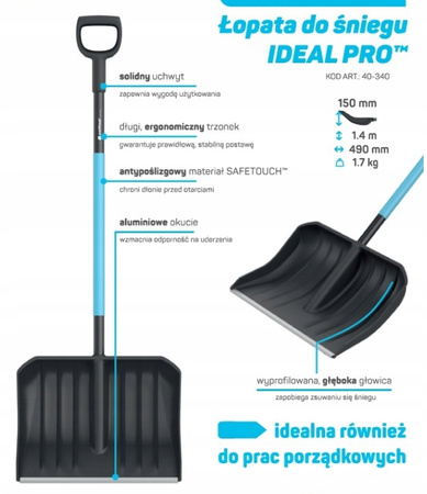 Schneeschaufel IDEAL PRO CELLFAST Schneeschaufel