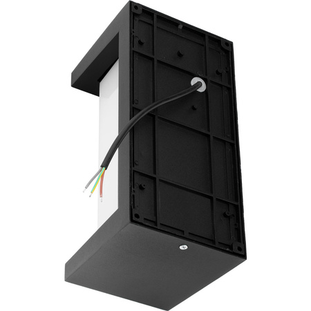 Gartenlampe E27 HYDRA Elevation Wandleuchte Schwarz