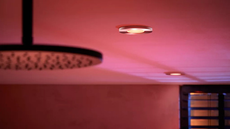 LED Xamento 4.2W IP44 CCT RGB Round PHILIPS HUE Bluetooth Badezimmer-Einbauleuchte