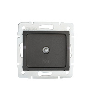 Antennensteckdose Typ F Graphit LOGI KANLUX