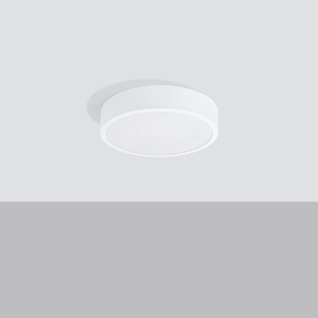 Deckenleuchte Plafond ONYX 30 LED 23W 3000K 1813lm Weiß Minimalistisch SOLLUX