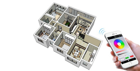 E27 LED Lampen 9W 850lm RGB+CCT WLAN Mi-Light - FUT012