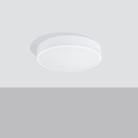 Deckenleuchte Plafond ONYX 40 LED 23W 3000K 1890lm Weiß Minimalistisch SOLLUX