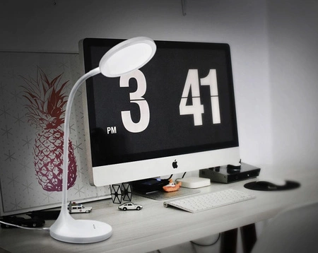 VIDEX LED-Schreibtischlampe dimmbar flexibel 20W 4100K Weiß