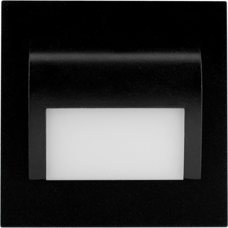 DECORUS 9 LED 1,2W Schwarz ProVero Kalttreppenleuchte