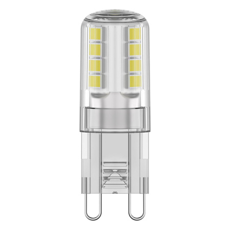 2x LED-Kapsel-Glühbirne G9 2,6W = 30W 320lm 2700K Warm 300° LED PIN Osram