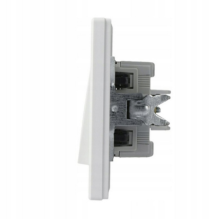 Doppelter Treppenschalter mit Rahmen Einbau SCHNEIDER ASFORA