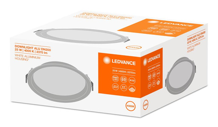LEDVANCE DOWNLIGHT RUND Deckenleuchte 215MM 25W 4000K
