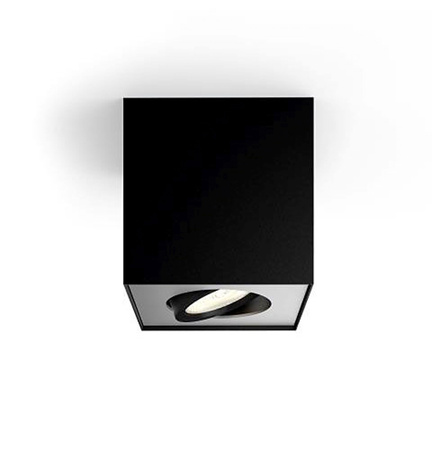 LED-Halogen-Anbauleuchte 4,5W BOX Beweglich Schwarz PHILIPS