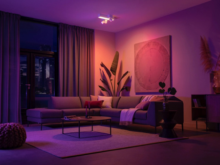 LED-Reflektor-Deckenleuchte 37.6W 2960lm IP20 Weiß und Farbe Ambiance RGB + TW Weiß Smart SMART Zigbee Bluetooth Centris Philips HUE