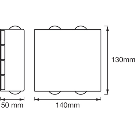 Wandleuchte Fassadenwandleuchte 11W Endura Style UPDOWN Deco II LEDVANCE