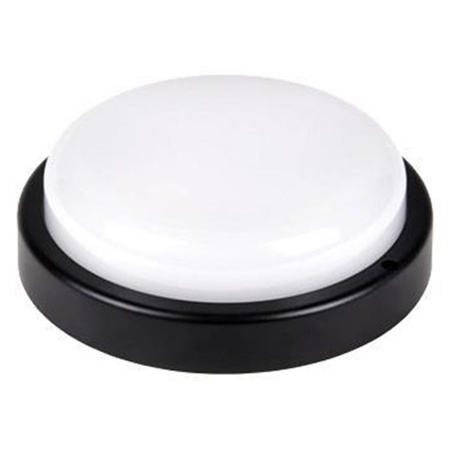 Plafond LED-Deckenleuchte 12W 1050lm 4000K Neutral 120° mit Bewegungssensor Schwarz IP54 Max Masterled