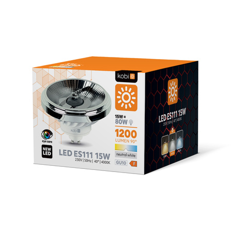 LED-Lampe GU10 Ball 15W 1200lm 4000K Neutral 40° Kobi